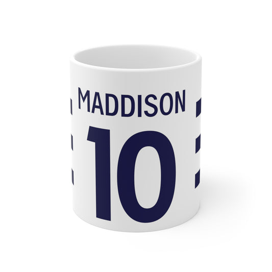 WATTV James Maddison 10 White Mug