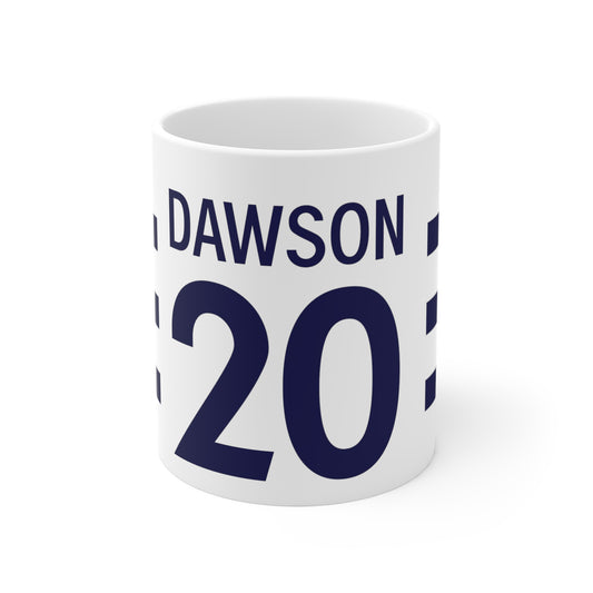 WATTV Michael Dawson 20 White Mug