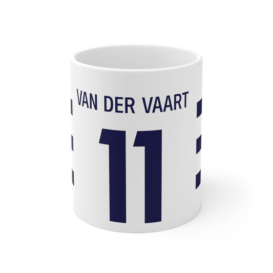 WATTV Van Der Vaart 11 White Mug