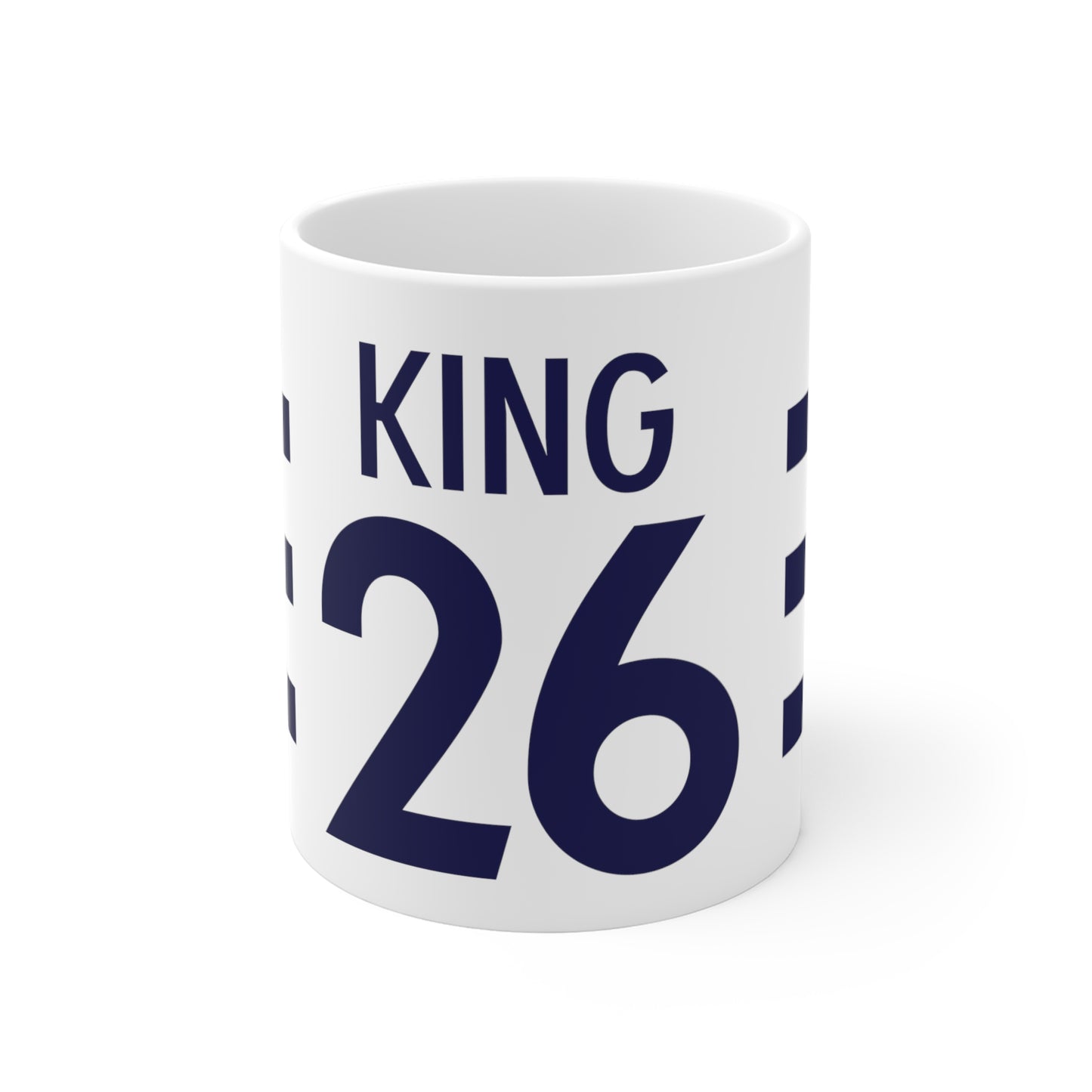 WATTV Ledley King 26 White Mug
