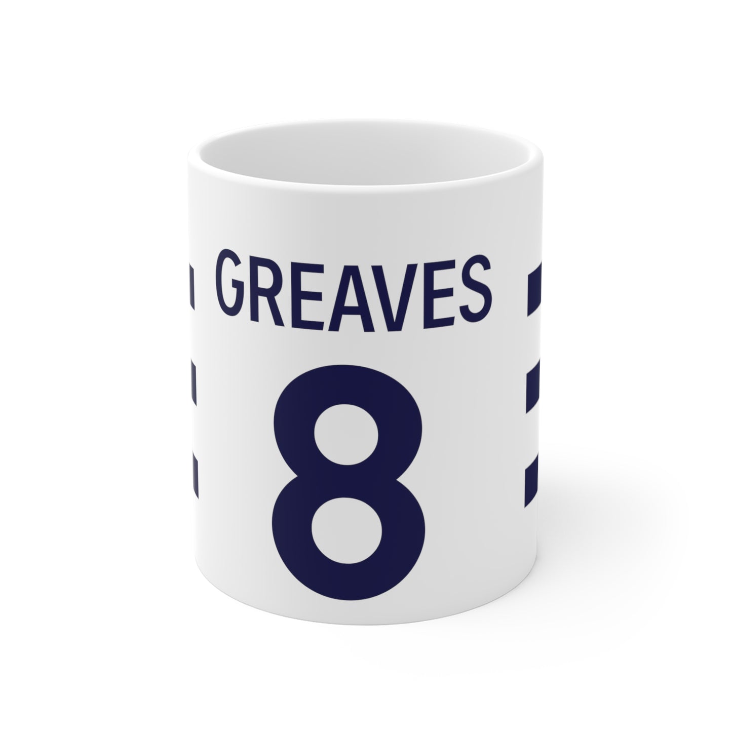 WATTV Jimmy Greaves 8 White Mug