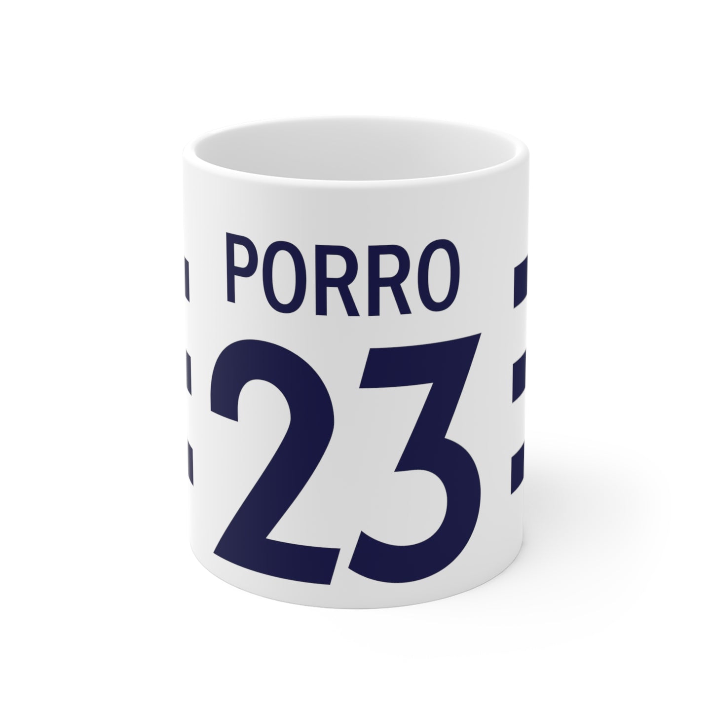 WATTV Pedro Porro 23 White Mug